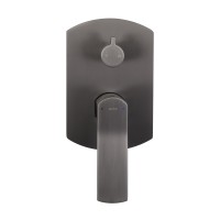 Душова система універсальна Slavonice, Gunmetal Black PVD (k35) прихованого монтажу на два споживача QTSLA113GMB45899 Qtap QTAP фото 3
