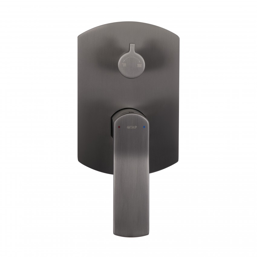 Душова система універсальна Slavonice, Gunmetal Black PVD (k35) прихованого монтажу на два споживача QTSLA113GMB45899 Qtap QTAP фото 3