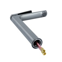 Змішувач для раковини високий Slavonice, Gunmetal Black PVD (k35) QTSLA269GMB45925 Qtap QTAP фото 2
