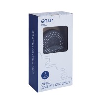 Лійка для ручного душу Rucni, d130 мм, Matt Black округла QTRUC125BLM45951 Qtap QTAP фото 3