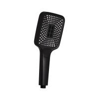 Лійка для ручного душу Rucni, 140x110 мм, Matt Black прямокутна QTRUC125BLM45955 Qtap