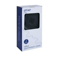 Лійка для ручного душу Rucni 140×110 мм, Matt Black округла QTRUC125BLM45961 Qtap QTAP фото 3