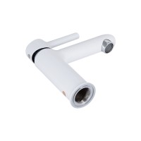 Змішувач для раковини Grand, Chrome/White (k35) з гігієнічним душем QTGRA272CRW45671 Qtap QTAP фото 4