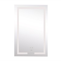 Дзеркало настінне Kubis (KU1) 500х800 мм, прямокутне, з LED-підсвічуванням Touch, антизапотіванням, диммером, рег. яскравості Lidz LIDZ фото 2