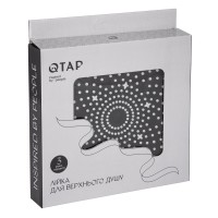 Лійка для верхнього душу Hlavova, d230 мм, Matt Black округла QTHLA107BLM45788 Qtap QTAP фото 3