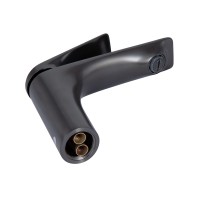 Змішувач для раковини низький Vlasta New, Gunmetal Black PVD (k35) QTVLA270GMB45641 Qtap QTAP фото 2
