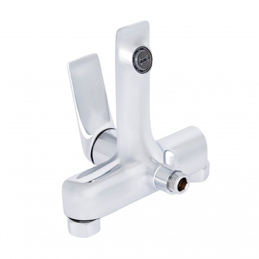 Змішувач для ванни Vlasta New, Chrome (k35) з душовим гарнітуром QTVLA259CRM45642 Qtap QTAP фото 2