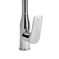 Змішувач для кухні Vlasta New, Chrome (k35) з висувним виливом QTVLA344CRM45646 Qtap QTAP фото 3
