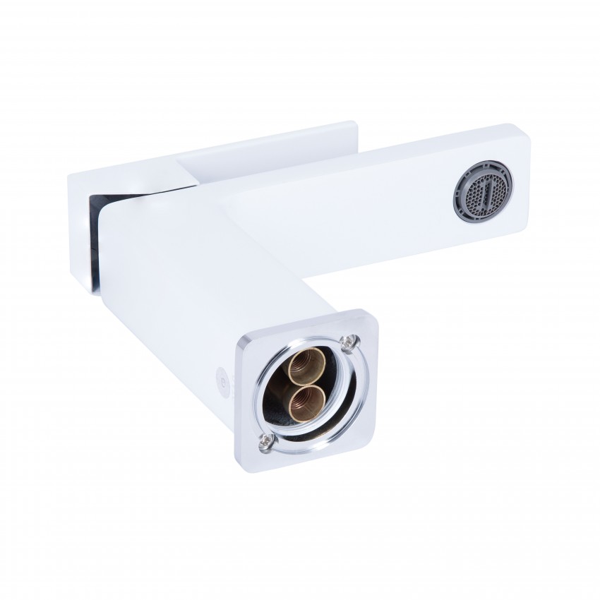 Змішувач для раковини низький Gemini, Chrome/White (k35) QTGEM270CRW45675 Qtap QTAP фото 2
