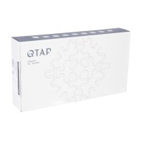 Змішувач для раковини високий Gemini, Chrome/White (k35) QTGEM269CRW45679  Qtap QTAP фото 4