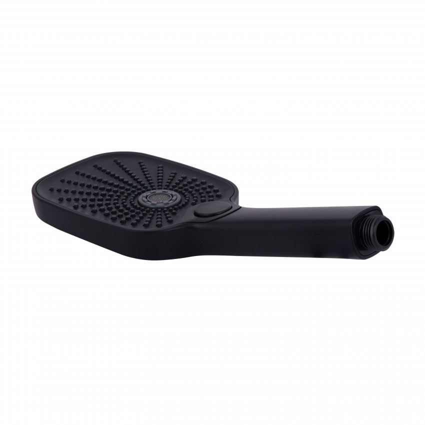 Змішувач для ванни Gemini, Matt Black (k35) з душовим гарнітуром QTGEM259BLM45682 Qtap QTAP фото 4
