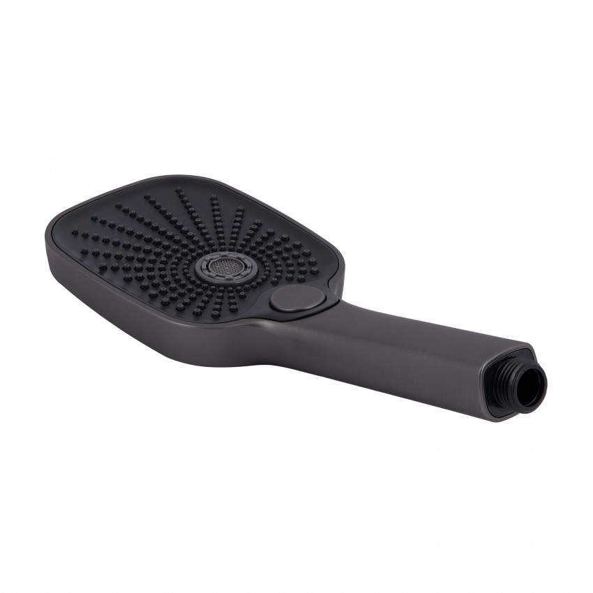 Змішувач для ванни Gemini, Gunmetal Black PVD (k35) з душовим гарнітуром QTGEM259GMB45684 Qtap QTAP фото 4
