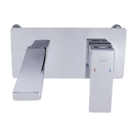 Змішувач для раковини прихованого монтажу Gemini, Chrome (k35) QTGEM273CRM45693 Qtap QTAP фото 2