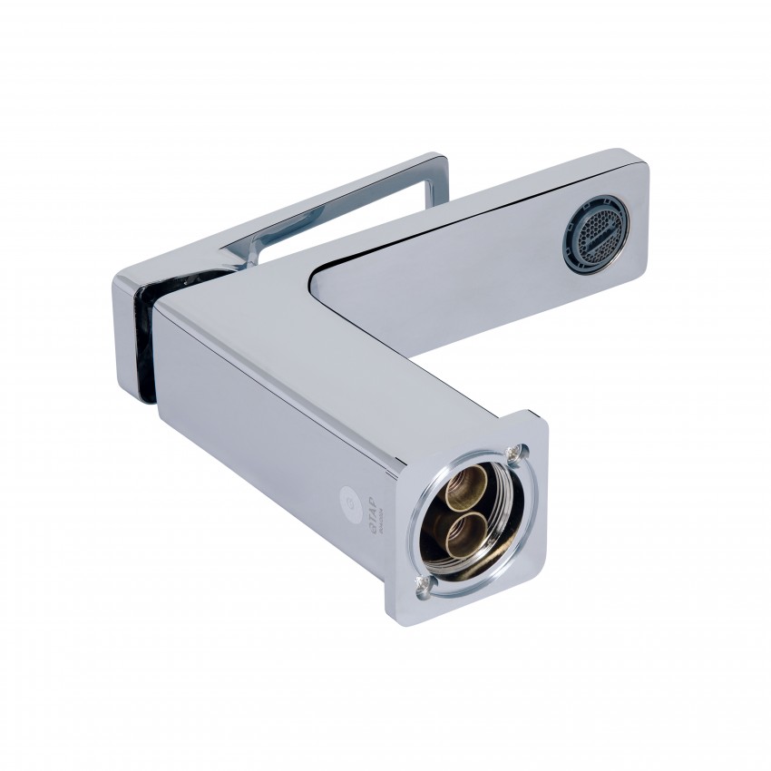 Змішувач для раковини низький Gemini Loop, Chrome (k35) QTGEM2701CRM45699 Qtap QTAP фото 2
