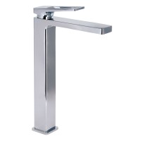 Змішувач для раковини високий Gemini Loop, Chrome (k35) QTGEM269CRM45700 Qtap