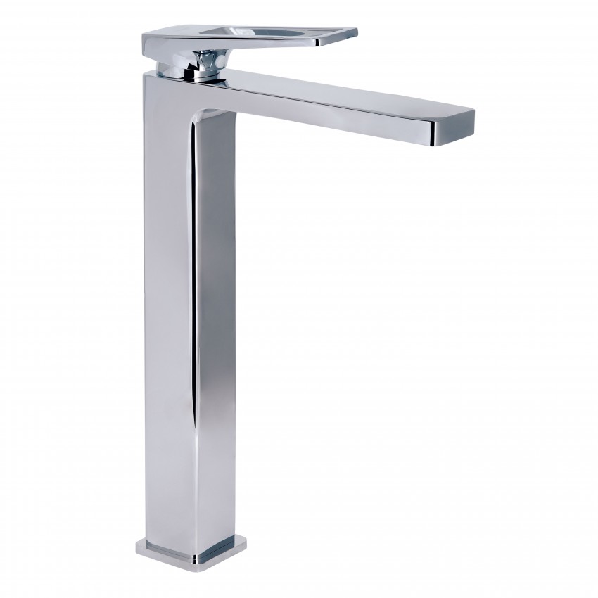 Змішувач для раковини високий Gemini Loop, Chrome (k35) QTGEM269CRM45700 Qtap QTAP