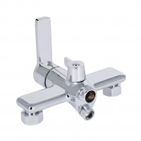Змішувач для ванни Taurus, Chrome (k35) з довгим поворотним виливом та душовим гарнітуром QTTAU260CRM45663 Qtap QTAP фото 3