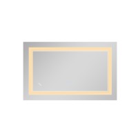 Дзеркало настінне Cardinal (CA1) 500х800 мм, прямокутне, з LED-підсвіткою Touch, антизапотіванням, димером, рег. темп. кольору (3000-6500K), Reverse Qtap QTAP фото 4