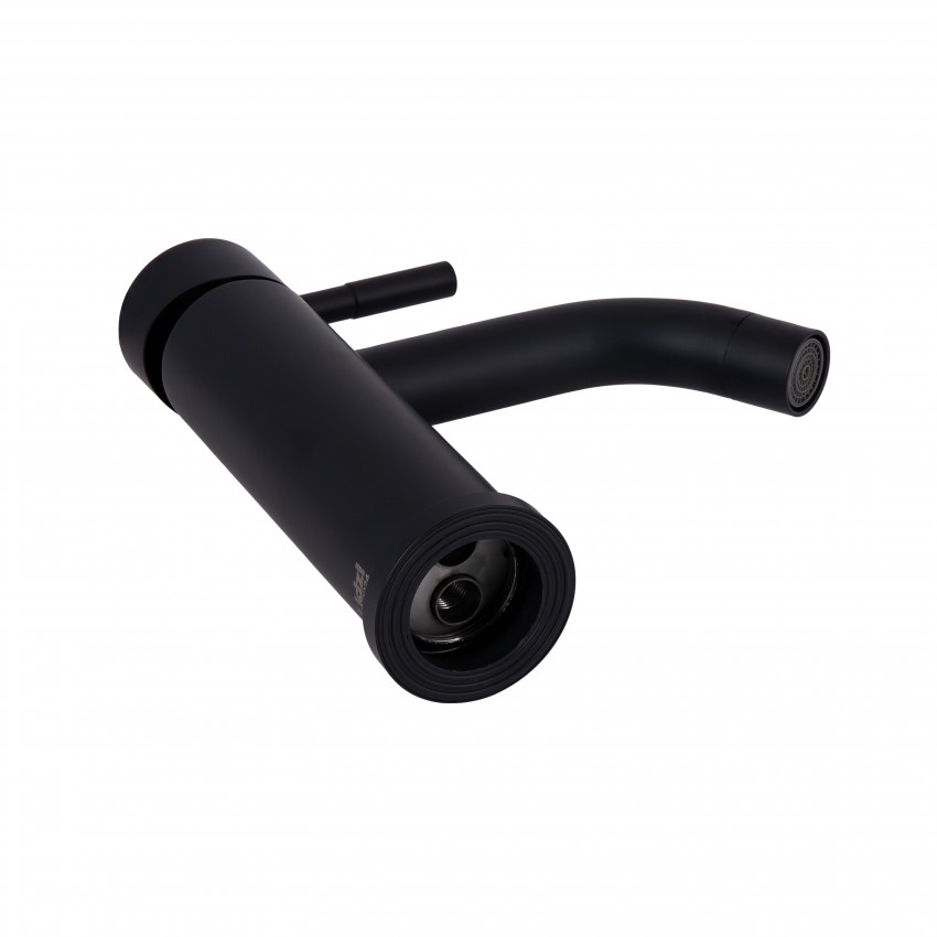Змішувач для раковини низький Aria 0011F, Black (k35) LDARI0011FBLA46092 Lidz LIDZ фото 2