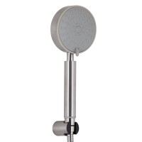 Змішувач для ванни Luna 005, Nickel (k35) з довгим поворотним виливом та душовим гарнітуром LDLUN005NKS46093 Lidz LIDZ фото 2