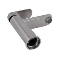 Змішувач для раковини низький Luna 001F, Nickel (k35) LDLUN001FNKS46094 Lidz LIDZ фото 2