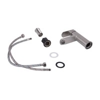 Змішувач для раковини низький Luna 001F, Nickel (k35) LDLUN001FNKS46094 Lidz LIDZ фото 3