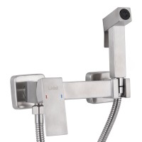 Набір для гігієнічного душу Kubis 110, Nickel (k35) прямокутний LDKUB110NKS46103 Lidz LIDZ фото 2