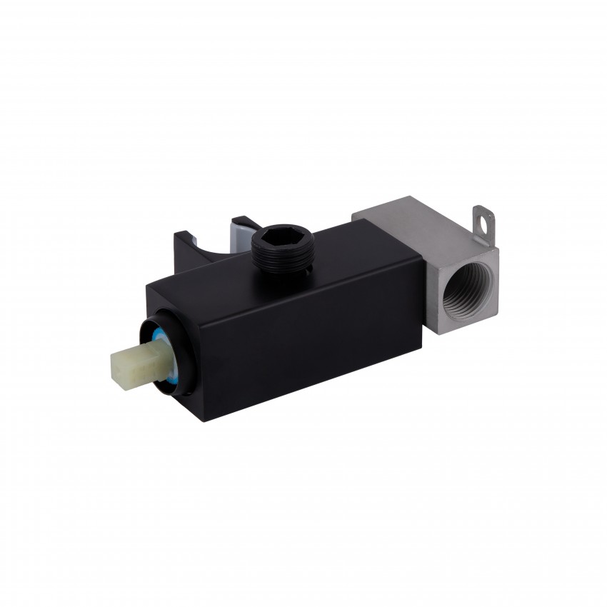 Набір для гігієнічного душу Kubis 111, Black (k35) прямокутний LDKUB111BLA46108 Lidz LIDZ фото 4