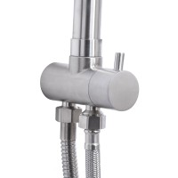 Душова стійка універсальна Aria 1120, Nickel (k35) на два споживача LDARI1120NKS46112 Lidz LIDZ фото 2