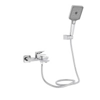 Змішувач для ванни Presto, Chrome (k35) з душовим гарнітуром QTPRE259CRM45574 Qtap