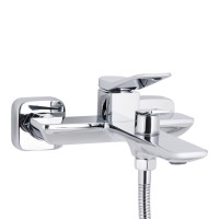 Змішувач для ванни Presto, Chrome (k35) з душовим гарнітуром QTPRE259CRM45574 Qtap QTAP фото 2