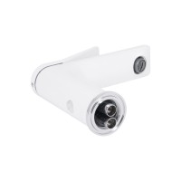 Змішувач для раковини низький Presto, Chrome/White (k35) QTPRE270CRW45576 Qtap QTAP фото 4