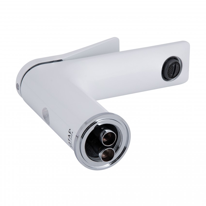 Змішувач для раковини низький Presto, Chrome/White (k35) QTPRE270CRW45576 Qtap QTAP фото 2