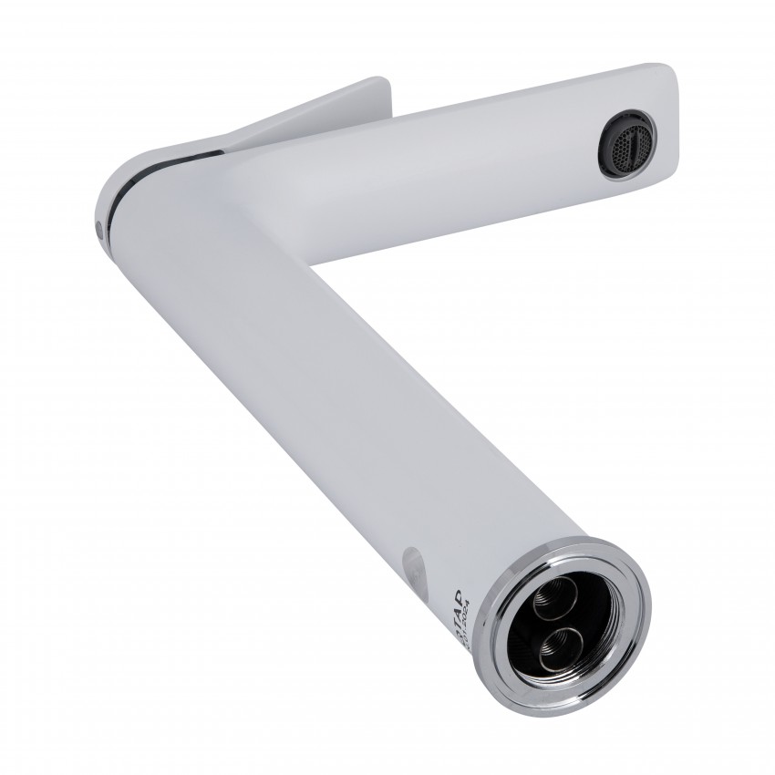 Змішувач для раковини високий Presto, Chrome/White (k35) QTPRE269CRW45577 Qtap QTAP фото 2