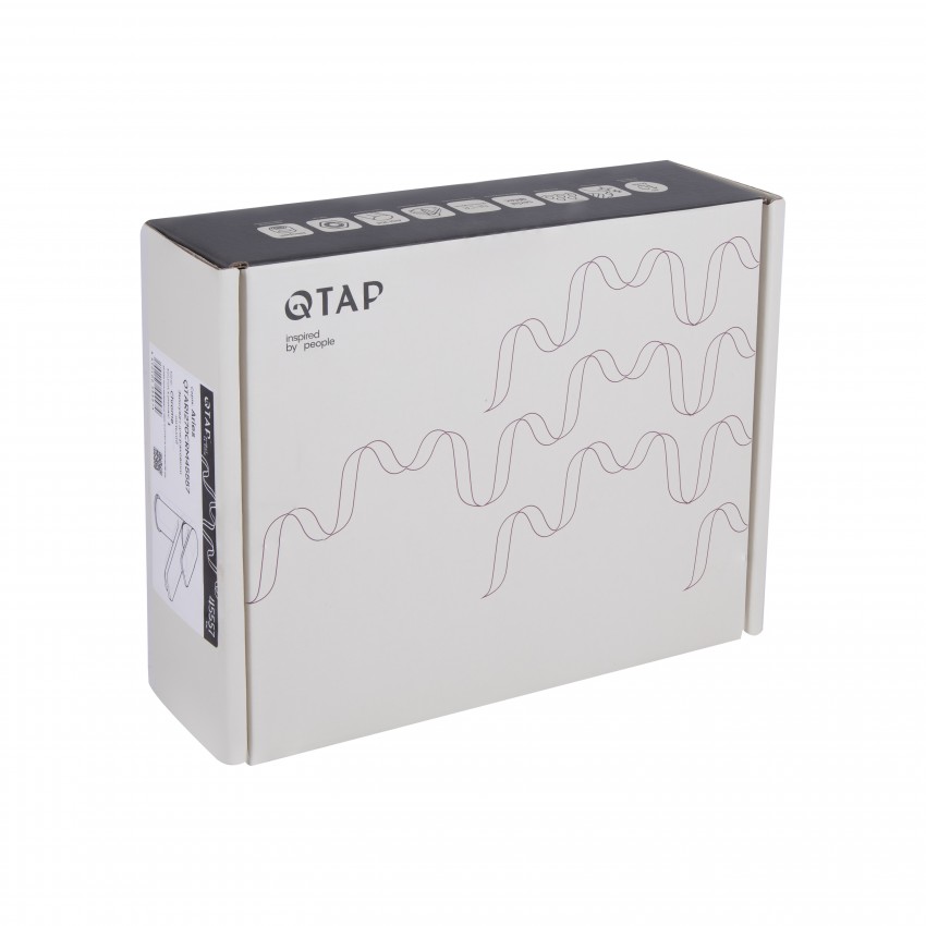 Змішувач для раковини низький Presto, Graphite (k35) QTPRE270GRP45581 Qtap QTAP фото 4