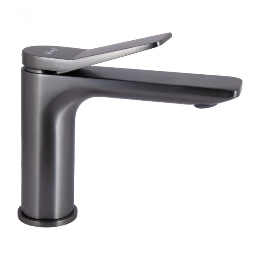 Змішувач для раковини низький Presto, Graphite (k35) QTPRE270GRP45581 Qtap QTAP