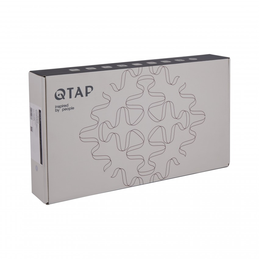 Змішувач для раковини високий Vlasta New, Gunmetal Black PVD (k35) QTVLA269GMB45653 Qtap QTAP фото 4