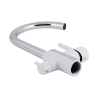 Змішувач для кухні Grand, Chrome/White (k35) з підключенням для питної води QTGRA362CRW45668 Qtap QTAP фото 4