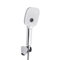 Змішувач для ванни Gemini, Chrome/White (k35) з душовим гарнітуром QTGEM259CRW45683 Qtap QTAP фото 3