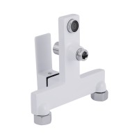 Змішувач для ванни Gemini, Chrome/White (k35) з душовим гарнітуром QTGEM259CRW45683 Qtap QTAP фото 4