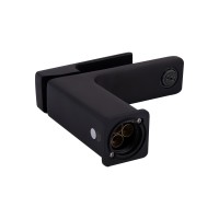 Змішувач для раковини Gemini, Matt Black (k35) з гігієнічним душем QTGEM272BLM45690 Qtap QTAP фото 4
