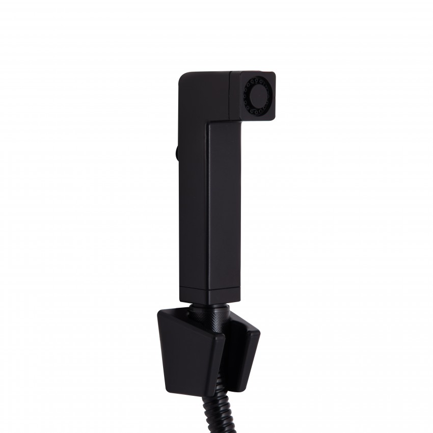 Змішувач для раковини Gemini, Matt Black (k35) з гігієнічним душем QTGEM272BLM45690 Qtap QTAP фото 3