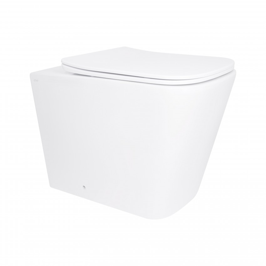 Унітаз підлоговий Tern Ultra Quiet 560x340x400 мм, White, з сидінням Slim Duroplast/ Soft-close/ Quick Release QT17223303AW Qtap QTAP