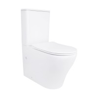 Унітаз підлоговий Virgo Ultra Quiet 660x360x855 мм, White, з сидінням Slim Duroplast/ Soft-close/ Quick Release QT18226092AW Qtap