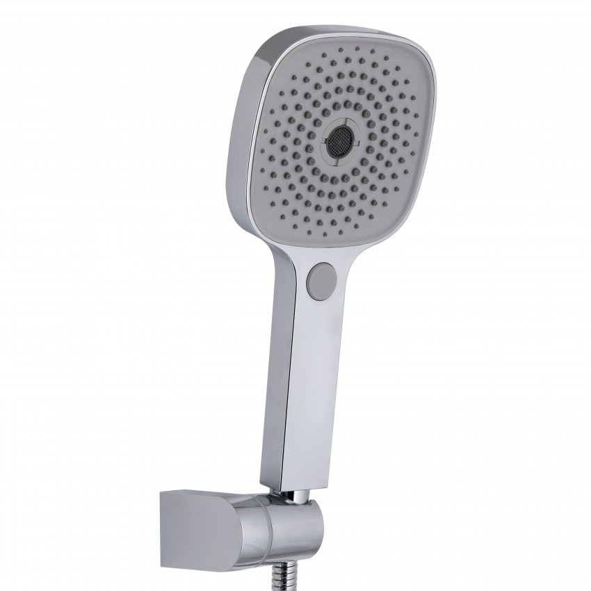 Змішувач для ванни Swan Eco, Chrome (k35) з душовим гарнітуром QTSWA259CRM45534 Qtap QTAP фото 3