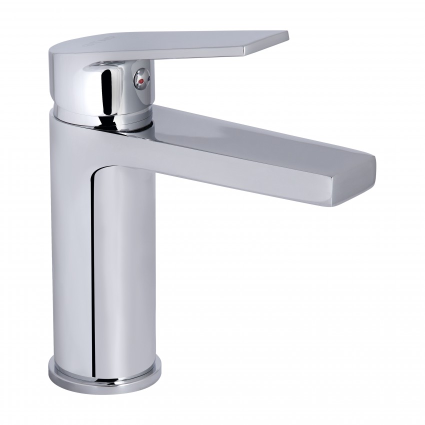 Змішувач для раковини низький Stenava New, Chrome (k35) QTSTE270CRM45535 Qtap QTAP