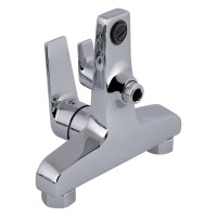 Змішувач для ванни Stenava New, Chrome (k35) з душовим гарнітуром QTSTE259CRM45537 Qtap QTAP фото 2