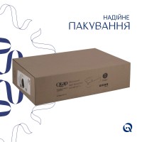 Комплект Qtap Robin: Раковина накладна прамокутна 600x390x150 мм Matt Black + Донний клапан PU03 QTAP фото 4