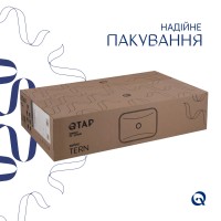 Комплект Qtap Tern: Раковина накладна прамокутна 610x350x135 мм WHITE + Донний клапан PU02 QTAP фото 4