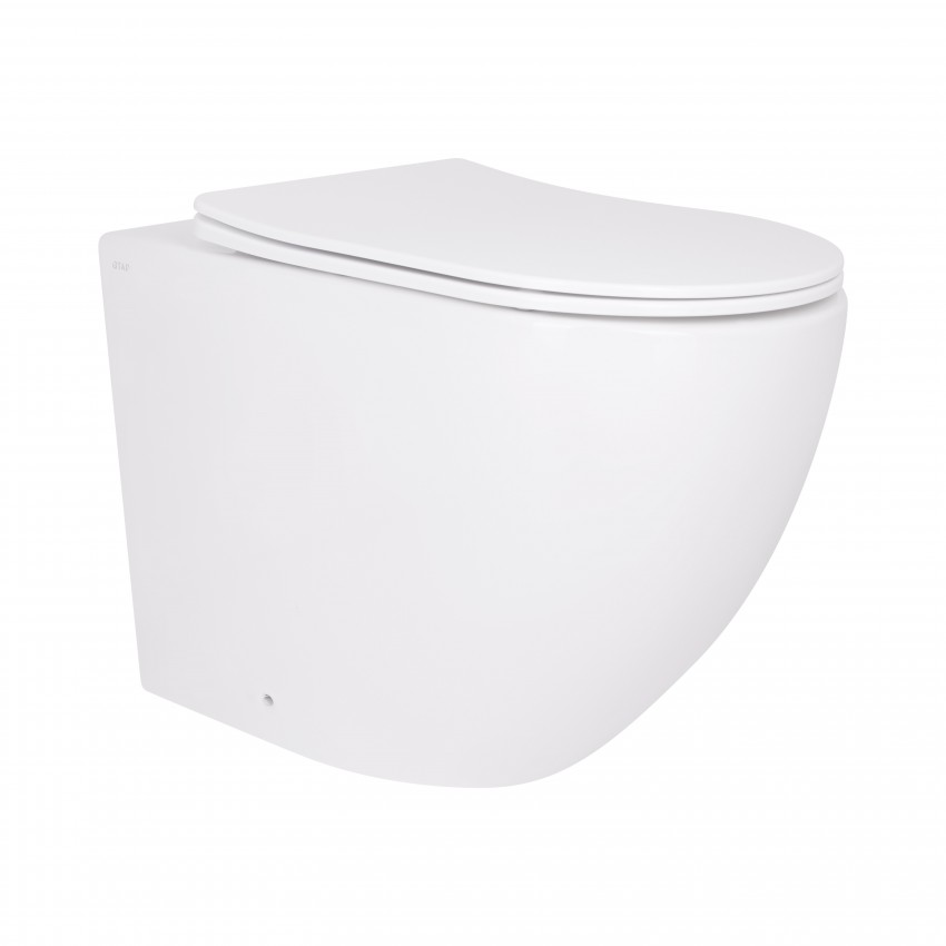 Унітаз підвісний Robin Ultra Quiet 520x365x365 мм, White, з сидінням Slim Duroplast/ Soft-close/ Quick Release QT13332381AW Qtap QTAP